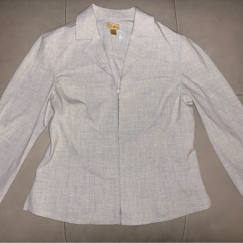 Caslon Women's Light Gray Blazer